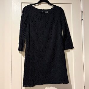 SALE ✨ J. Crew Elegant Black Lace 3/4 Sleeve Dress